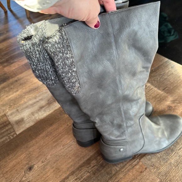 Lifestride Xandy Wide Calf Riding Boot Gray - Picture 9 of 13